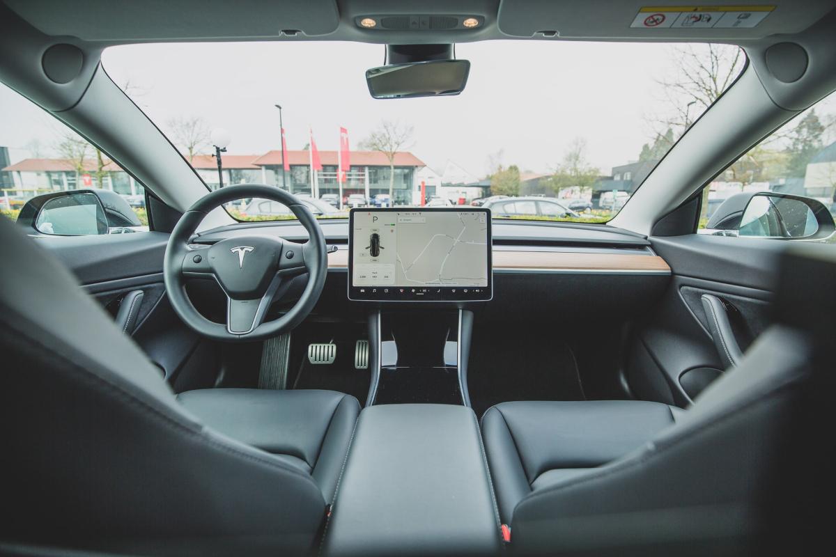 tsla car interior