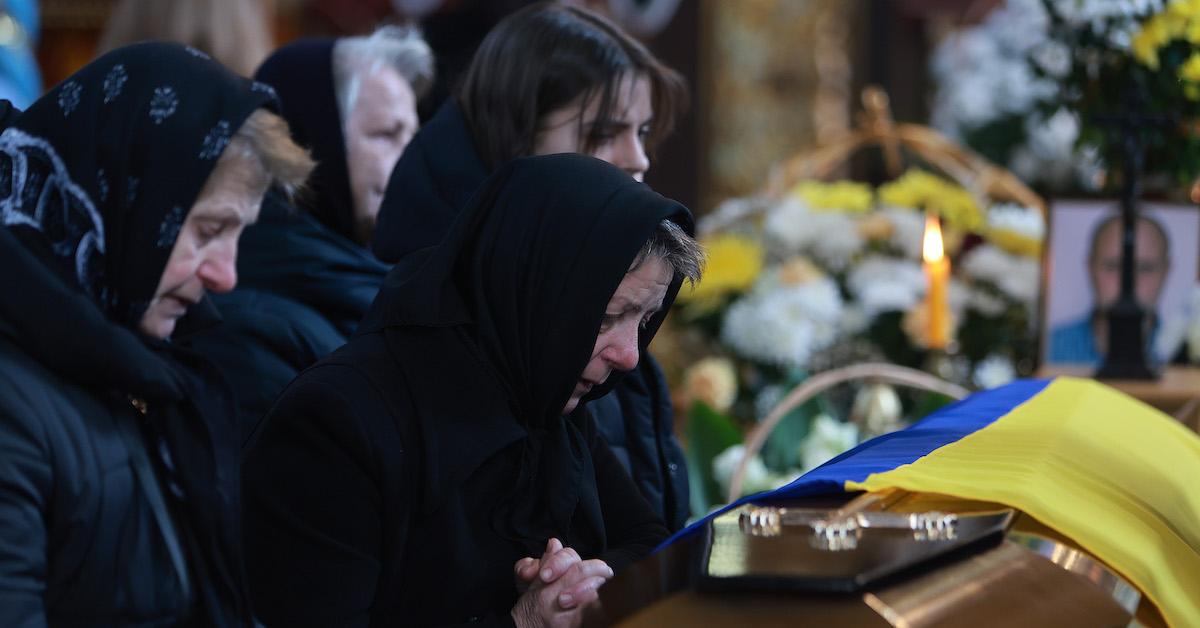 ukrainian servicemen funeral