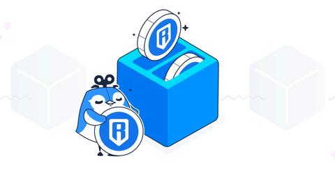 Ronin Network illustration blue and white