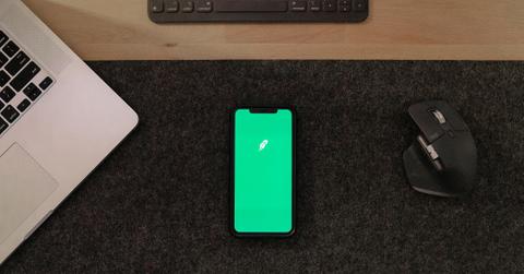 The Robinhood app displayed on a smartphone