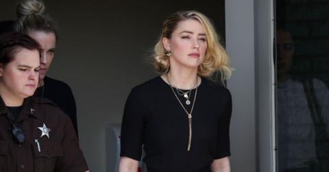 Amber Heard leaving the courthouse in Fairfax, Va., after the jury sided with Johnny Depp