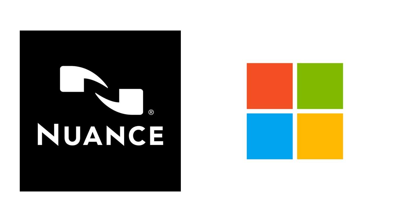 Nuance and Microsoft logos