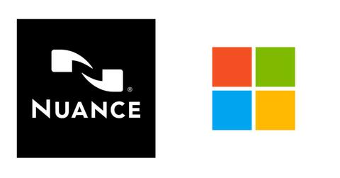 Nuance and Microsoft logos