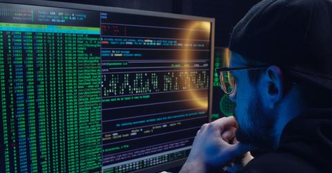 A person using a computer