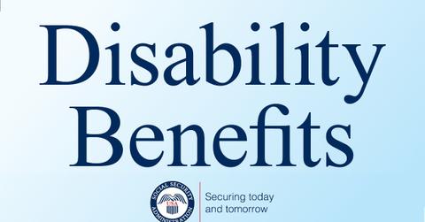 Social Security disability benefits graphic