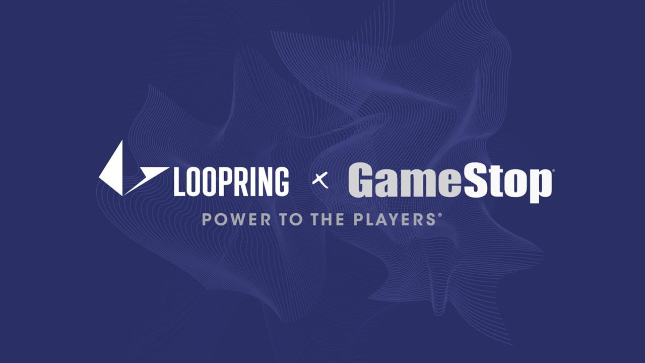 Loopring and GameStop logos