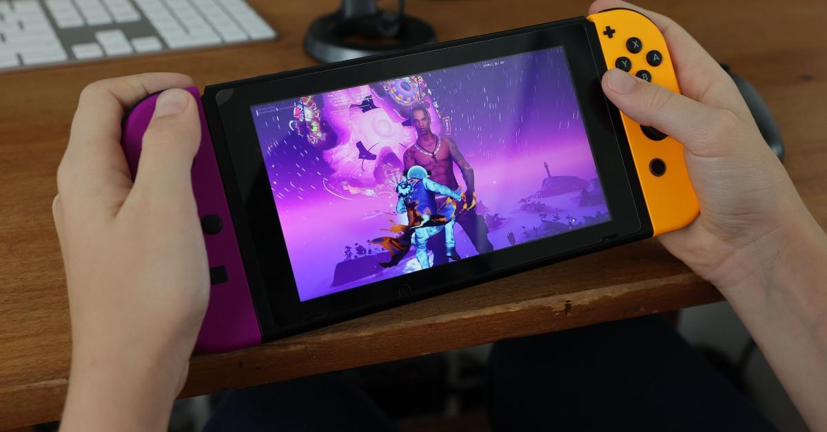 'Fortnite' on a Nintendo Switch