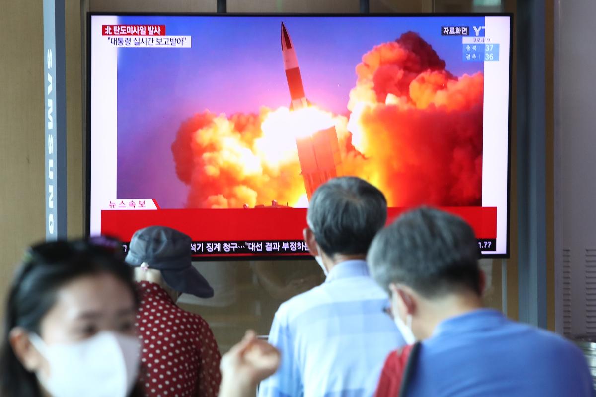 north korea tests missile amid russia ukraine war