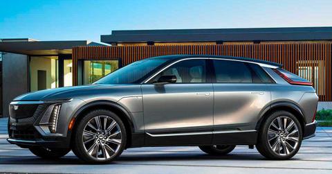 A still image of a Cadillac car