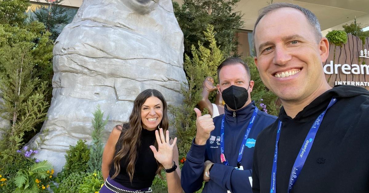 Bret Taylor attending Dreamforce keynote