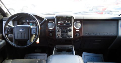 Inside of a truck for lease