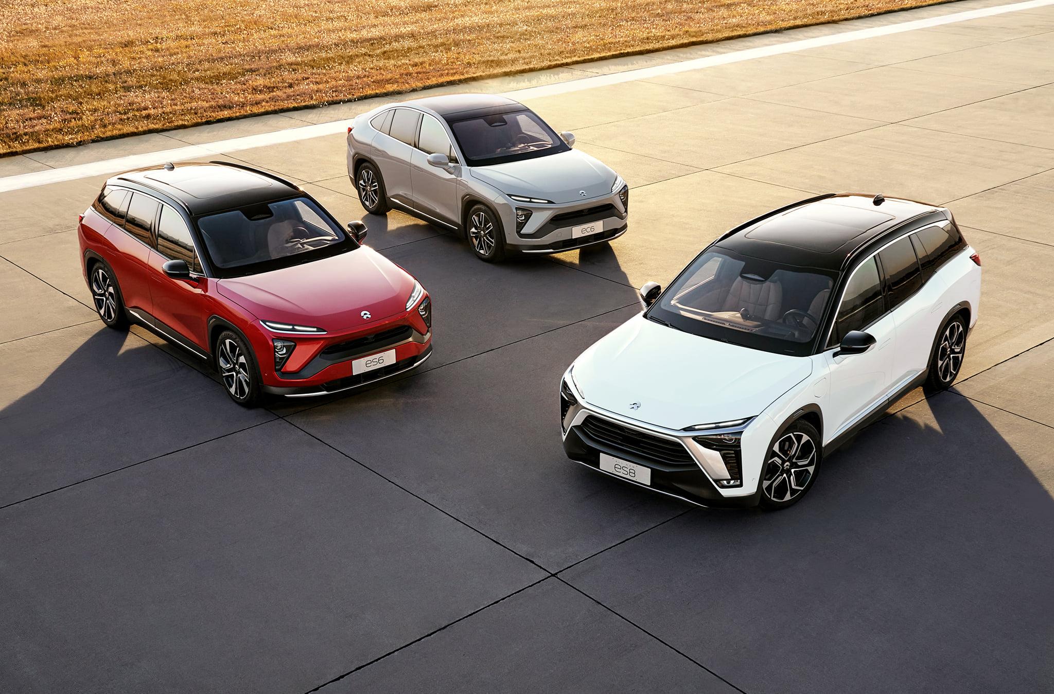 Nio vehicles