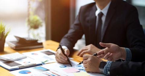 Investor looking at ETFs