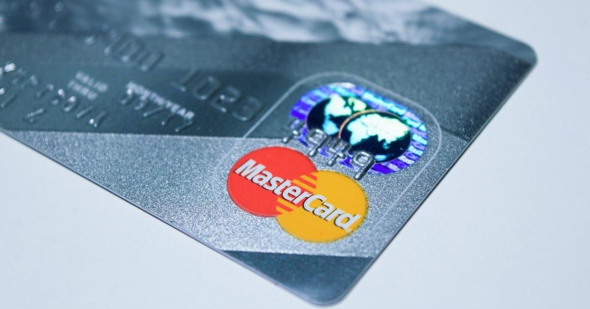 A Mastercard credit card