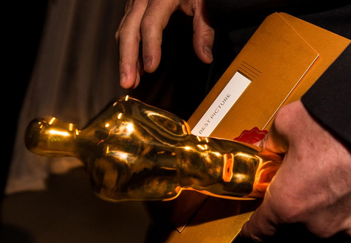 An Oscar at the 2015 Academy Awards. 