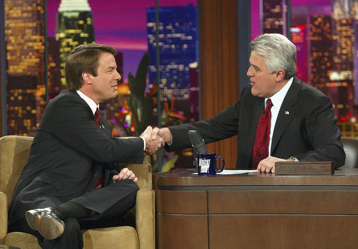 Leno and John Edwards