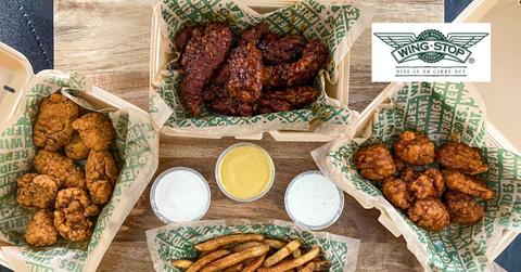 Wingstop food and logo