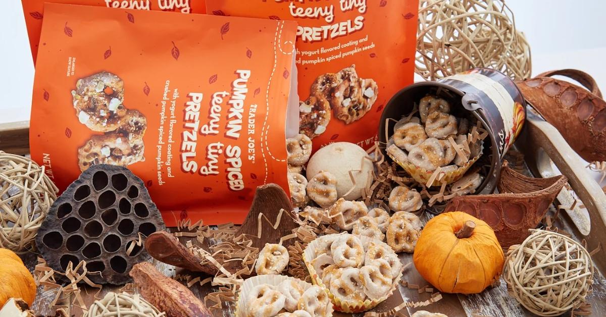 Trader Joe’s Pumpkin Spiced Teeny Tiny Pretzels