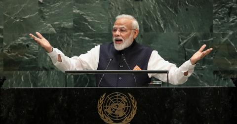 Modi addresses the UNGA