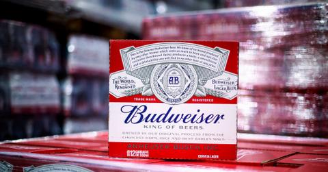Case of Budweiser beerl