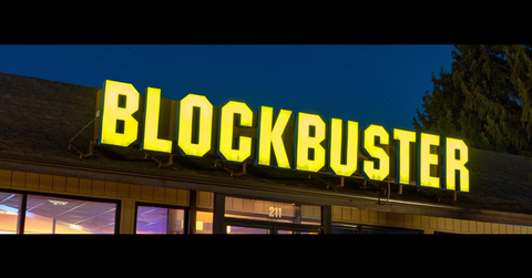 Blockbuster sign