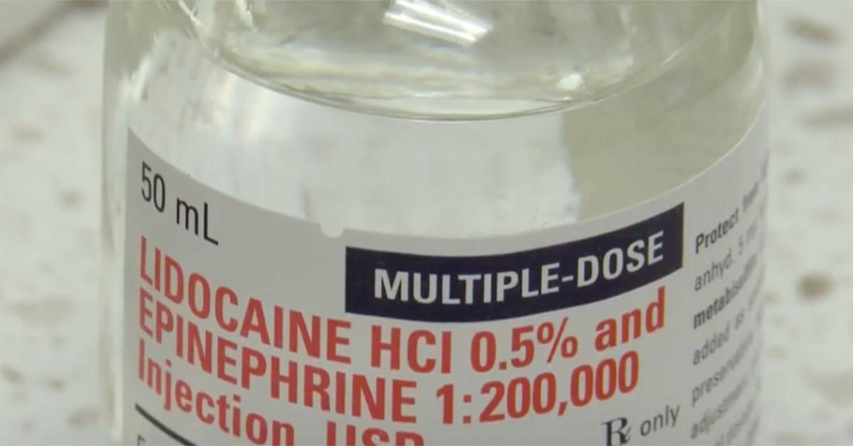 Lidocaine Shortage Local Anesthetic Is in Short Supply