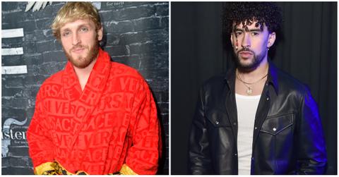 Logan Paul and Bad Bunny