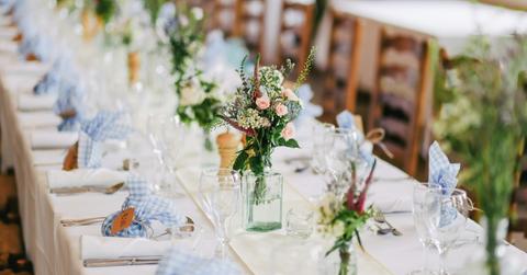 table at wedding