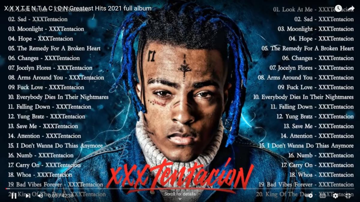 xxxtentacion youtube channel