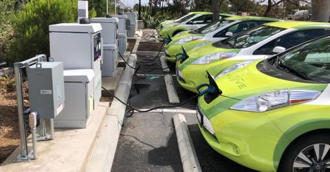 Nuvve electric vehicle charging
