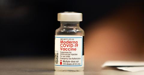 Moderna COVID vaccine vial