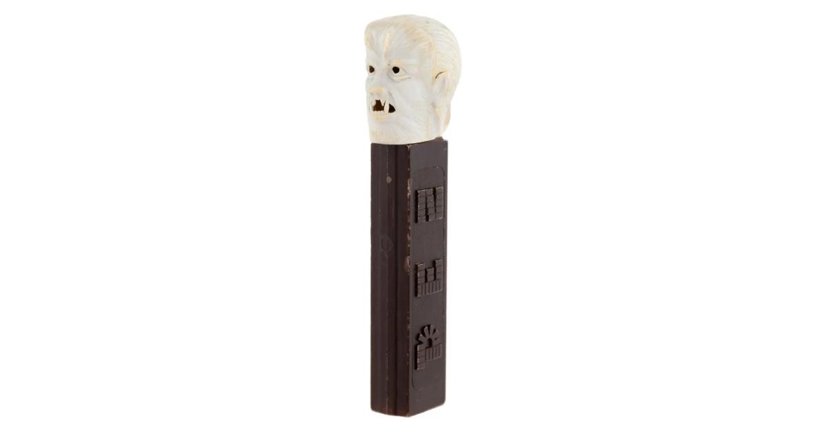 Wolfman PEZ dispenser with fangs