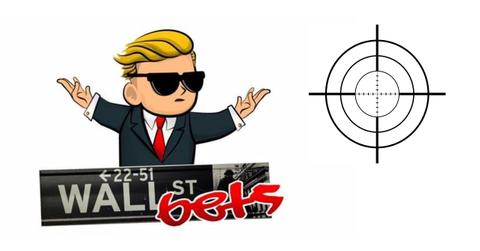 WallStreetBets logo and a target