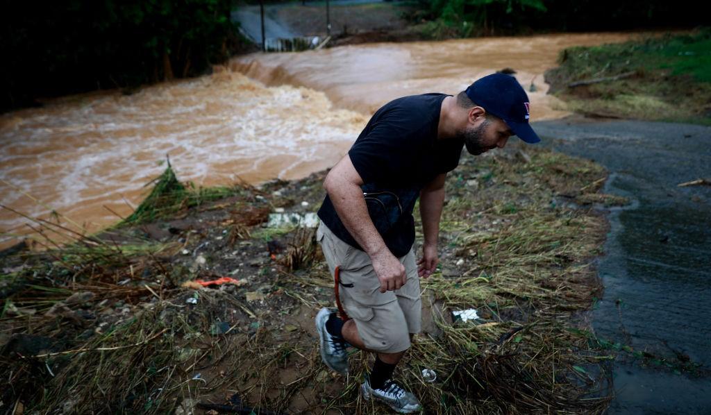 Puerto Rico flooded from Hurricane Fiona