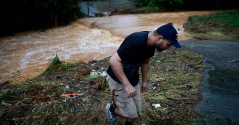 Puerto Rico flooded from Hurricane Fiona