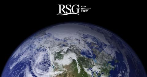 Ryan Specialty Group graphic, Earth in background