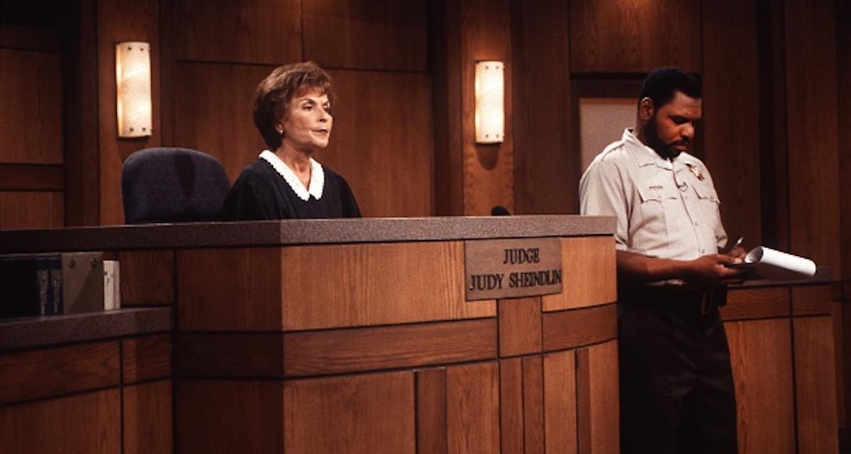 Judge Judy and Bailiff Byrd