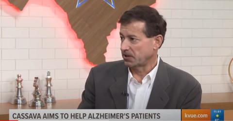 Cassava CEO Remy Barbier discusses the company's Alzheimer's drug in a 2019 interview.