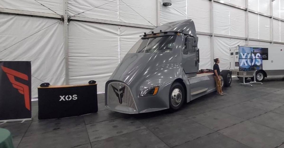 A Xos electric truck