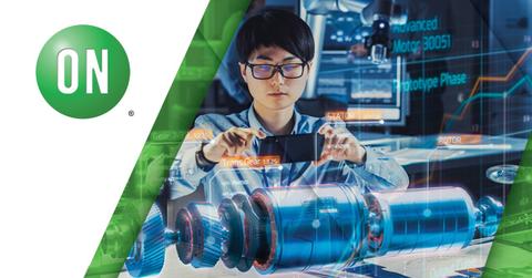 Man taking a picture of ON equipment