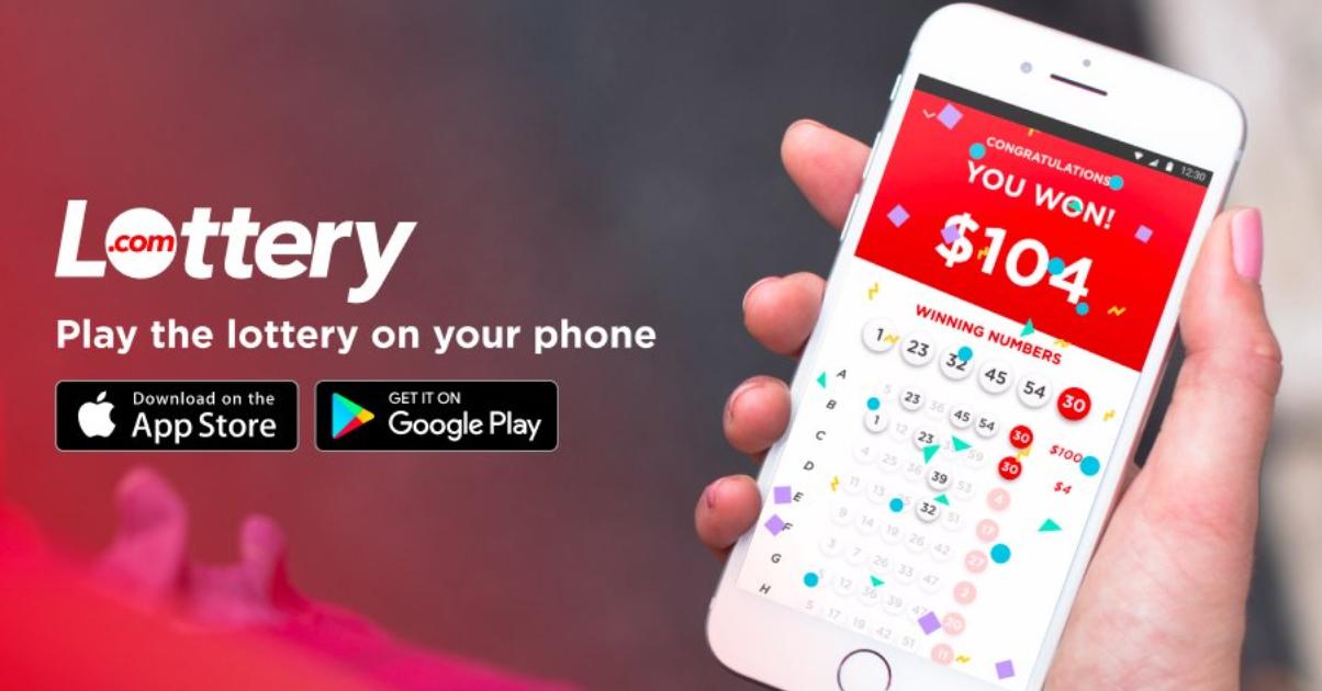 Lottery.com app promo