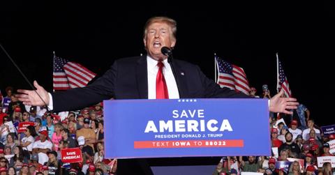 Former president Donald Trump