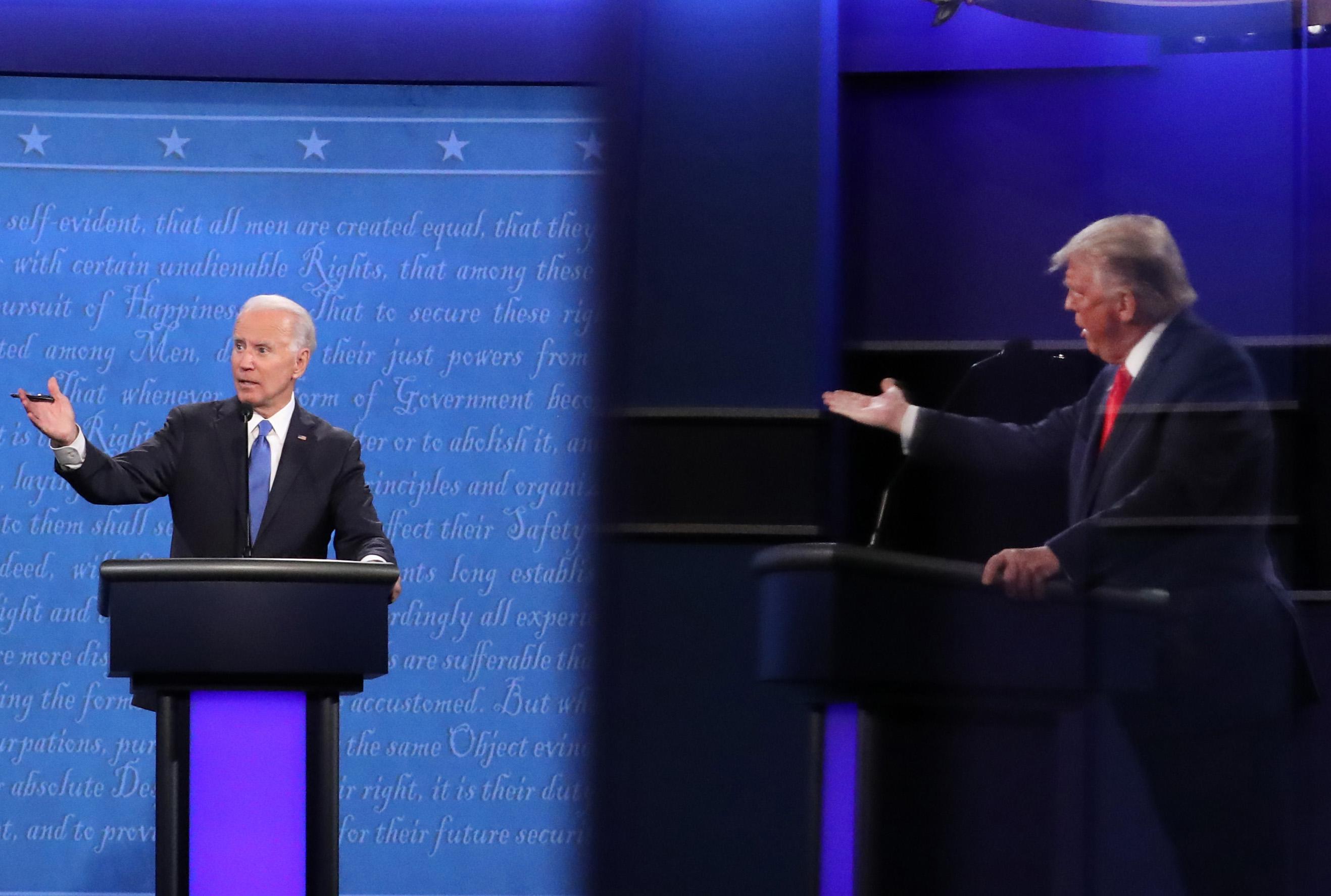 Biden and Trump debate