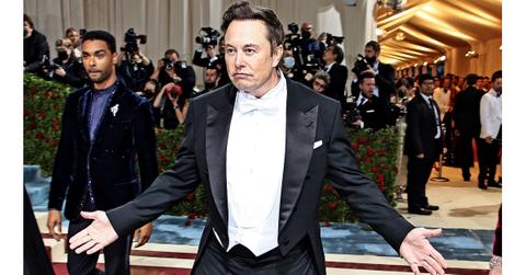 Elon Musk at 2022 Met Gala