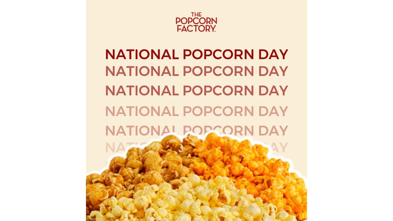 The Popcorn Factory has a deal for National Popcorn Day