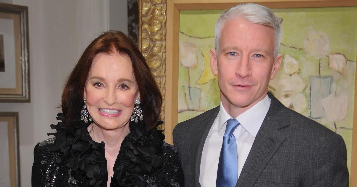 Vanderbilt family - Gloria Vanderbilt with her son, Anderson Cooper.