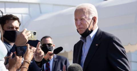 Biden speaks to reporters