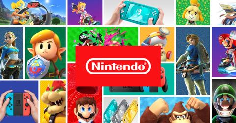 Nintendo logo and graphics