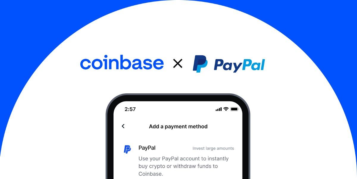 can you fund coinbase with paypal
