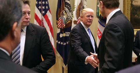 Trump and Elon Musk at White House